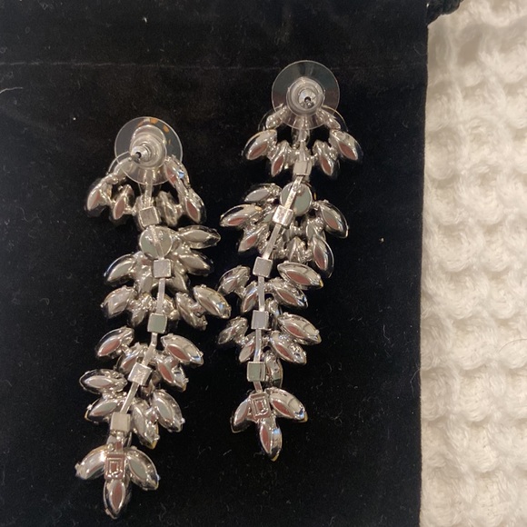 NEW Dannijo Heather Rhinestone waterfall Earrings from Revolve never worn - Picture 3 of 6